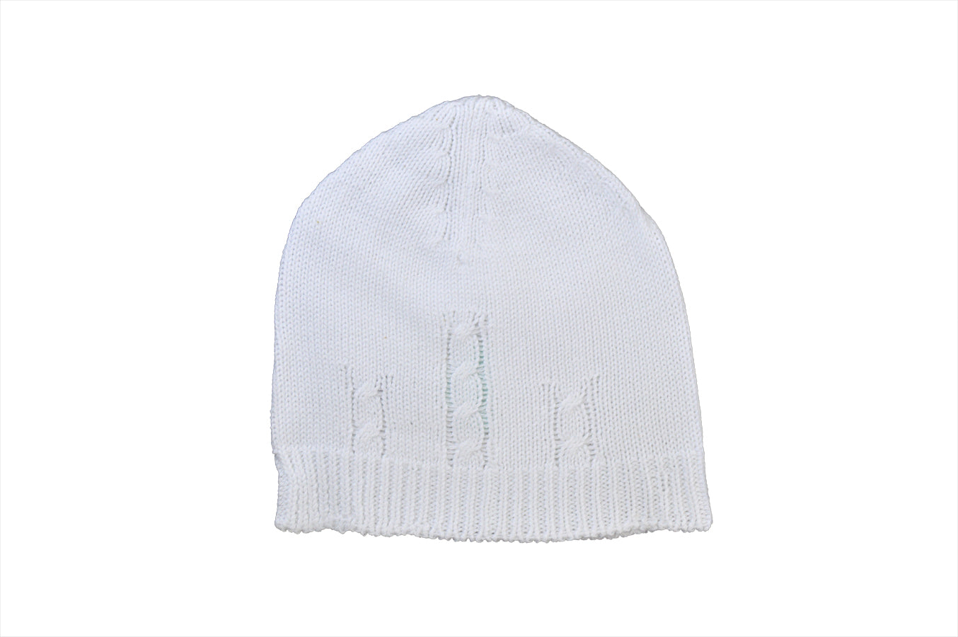 Unisex White Knit Hat - Little Threads Inc. Children's Clothing