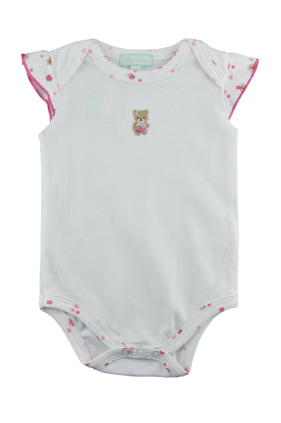 Baby Girl's Berry Bear Onesie - Little Threads Inc. Children's Clothing