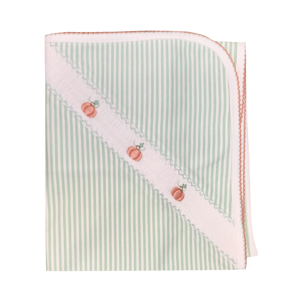 Unisex Pumpkin Baby Blanket - Little Threads Inc. Children's Clothing