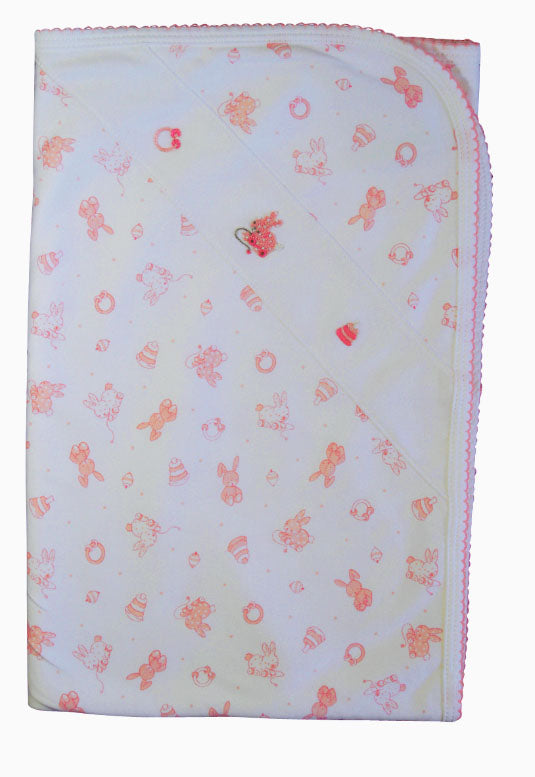 Baby Girl's Toy Bunnies Blanket - Little Threads Inc. Children's Clothing