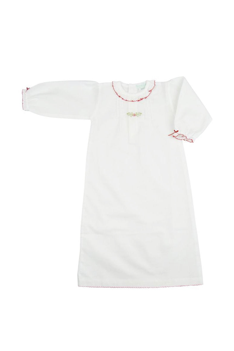 Baby Girl's Christmas Hollies Daygown - Little Threads Inc. Children's Clothing