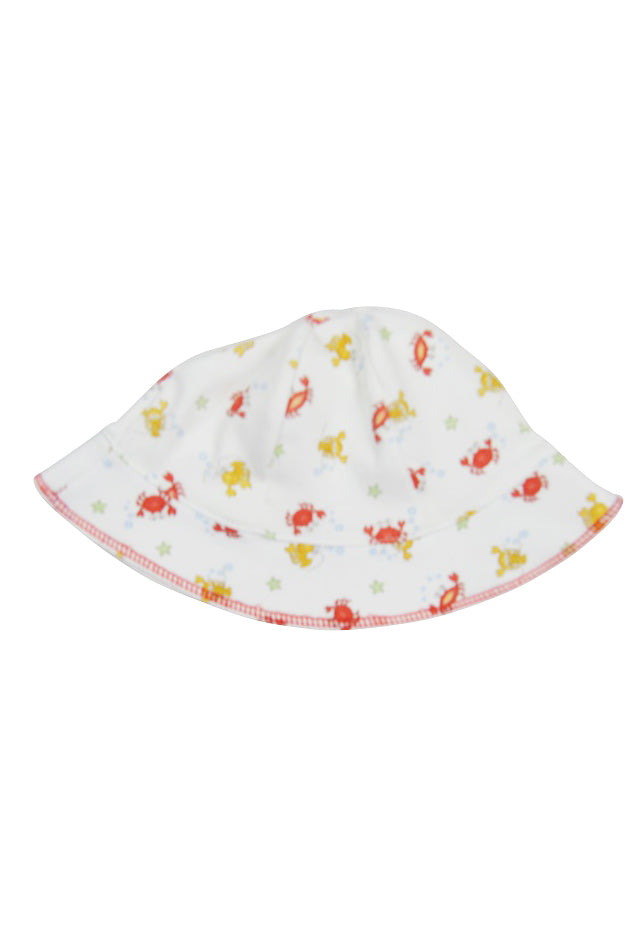 Lobster and Crab Boy's Sun Hat - Little Threads Inc. Children's Clothing