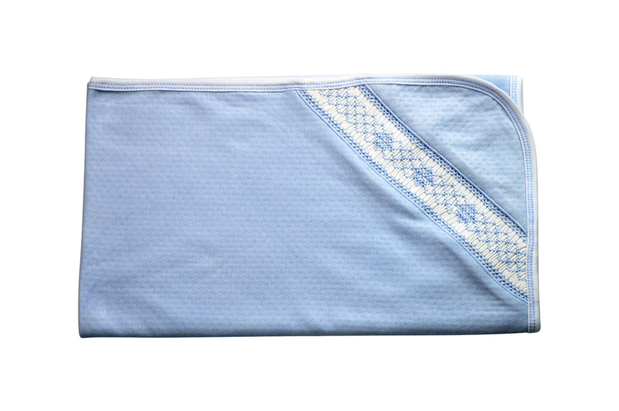 Baby Boy's Blue jacquard Blanket - Little Threads Inc. Children's Clothing
