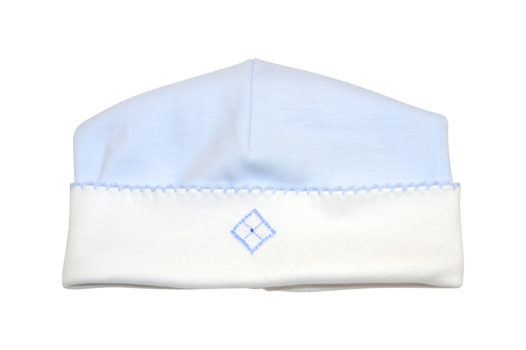 Baby Boy's Blue Diamond Hat - Little Threads Inc. Children's Clothing