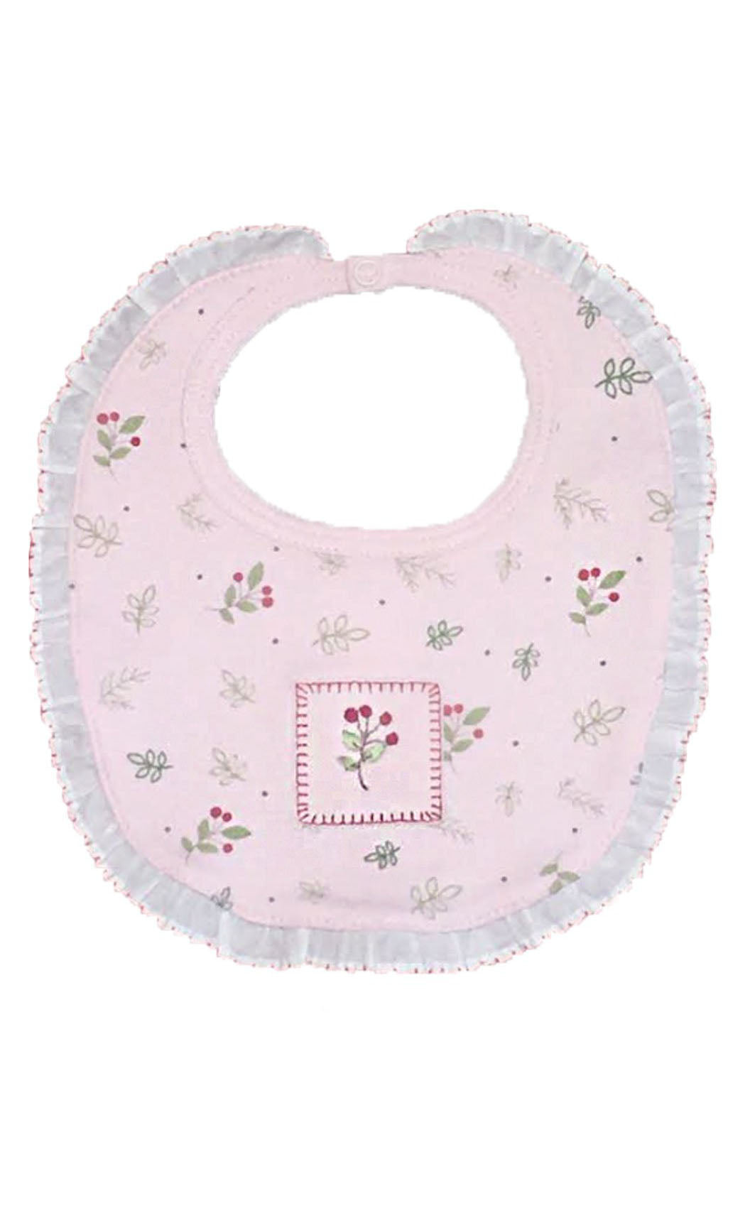 Baby Girl's Sweet Berries Bib - Little Threads Inc. Children's Clothing