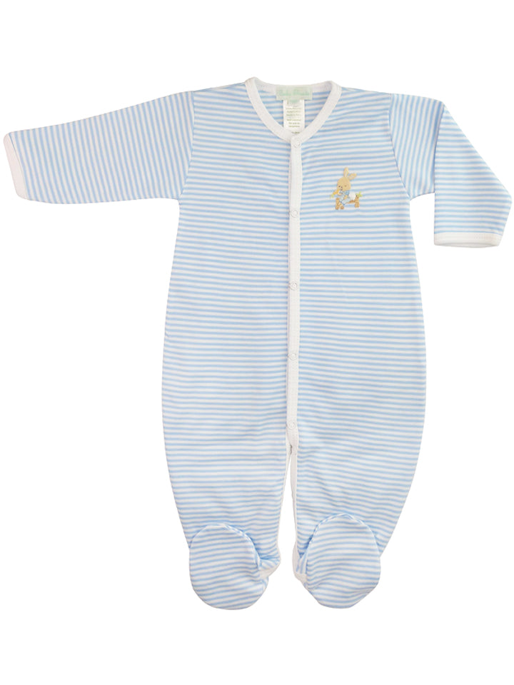 Neutral Baby Bunny Pocket Footsie