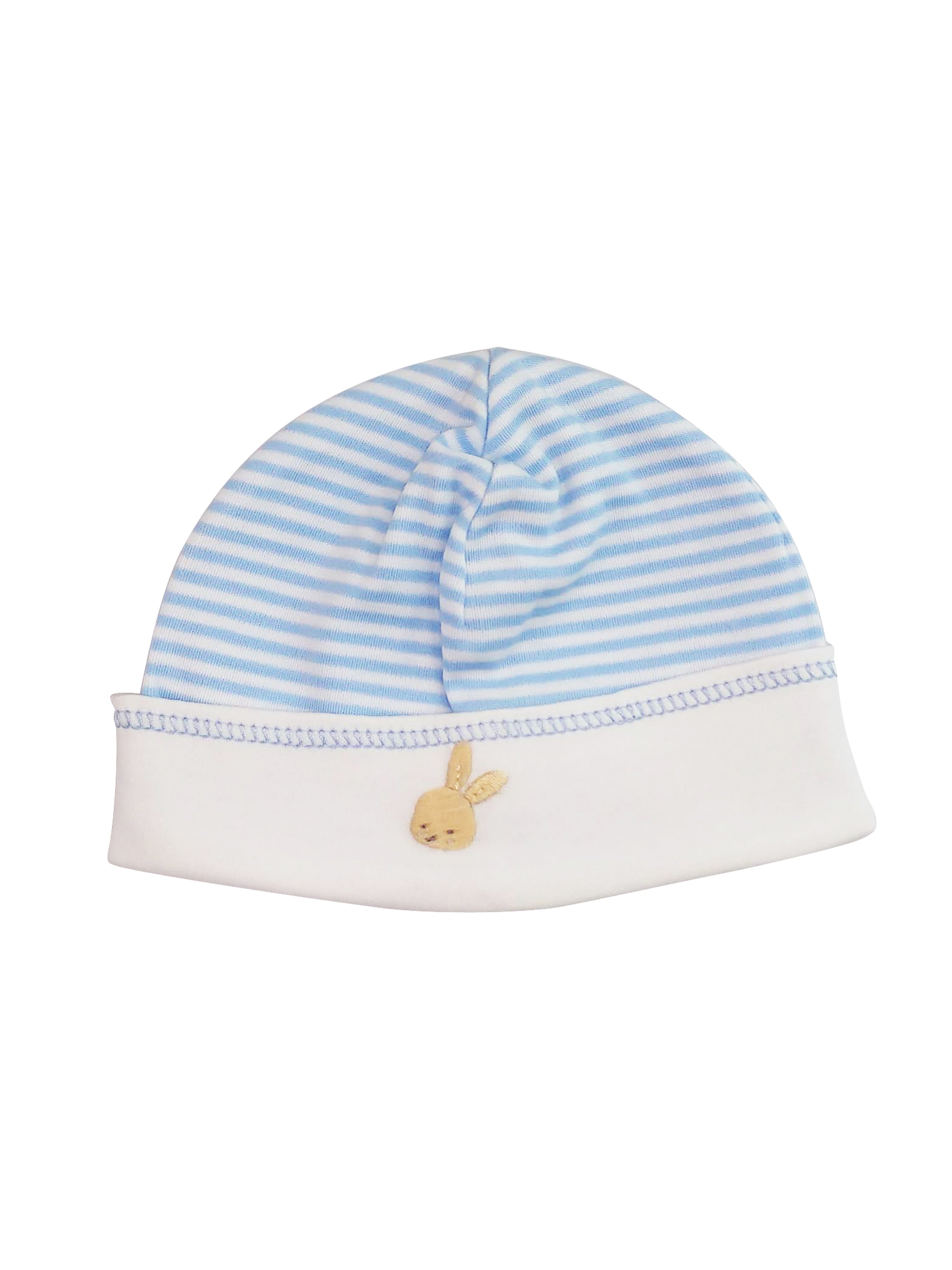 Baby Boy's Blue Striped Bunny Hat - Little Threads Inc. Children's Clothing