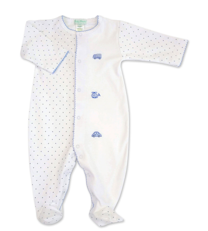 Baby Boy's Transport Footie - Little Threads Inc. Children's Clothing