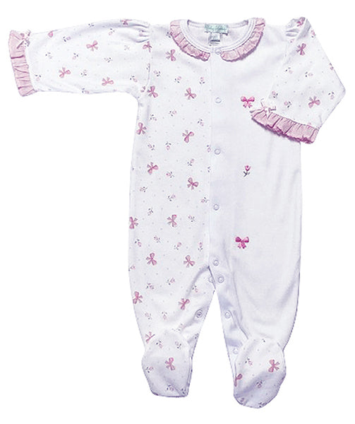 Sweet Rose Smocked Footie main image 1