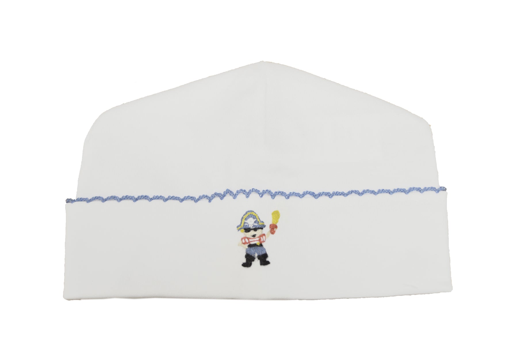 Baby Boy's Blue Trim Pirate Hat - Little Threads Inc. Children's Clothing