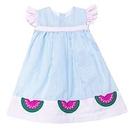 Girl's "Watermelon" Dress - Little Threads Inc. Children's Clothing