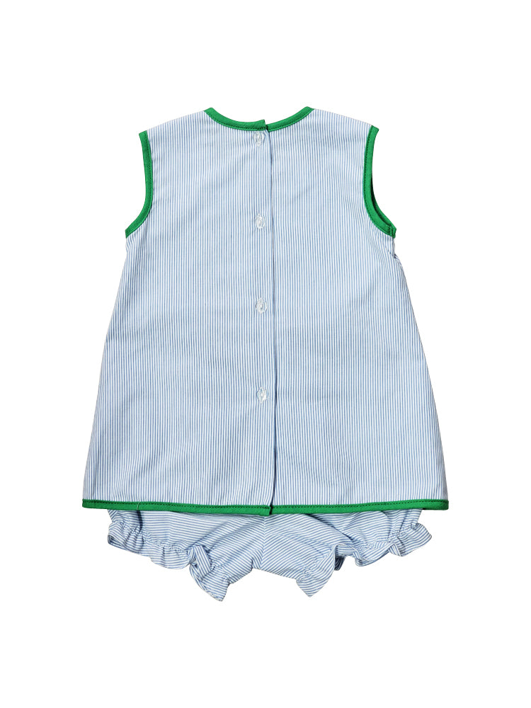 Cherries Diaper Cover Girl's Popover Set - Little Threads Inc. Children's Clothing