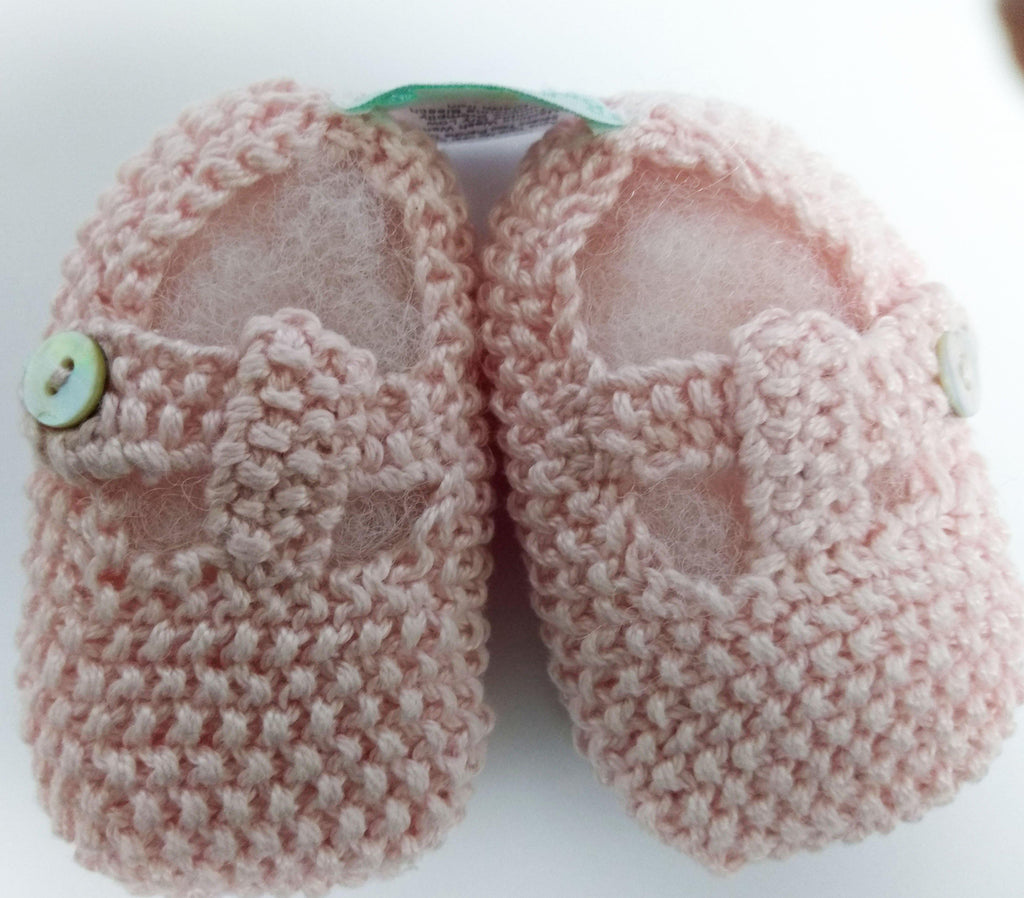 Baby Threads Mercerized Cotton Knitted Baby Shoes - Little Threads Inc. Children's Clothing