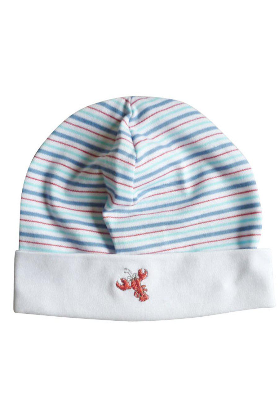Lobster Striped Hat - Little Threads Inc. Children's Clothing