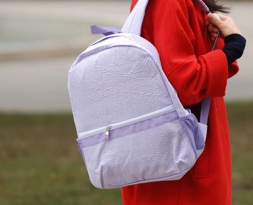 Lavender Girls Back Pack - Little Threads Inc. Children's Clothing