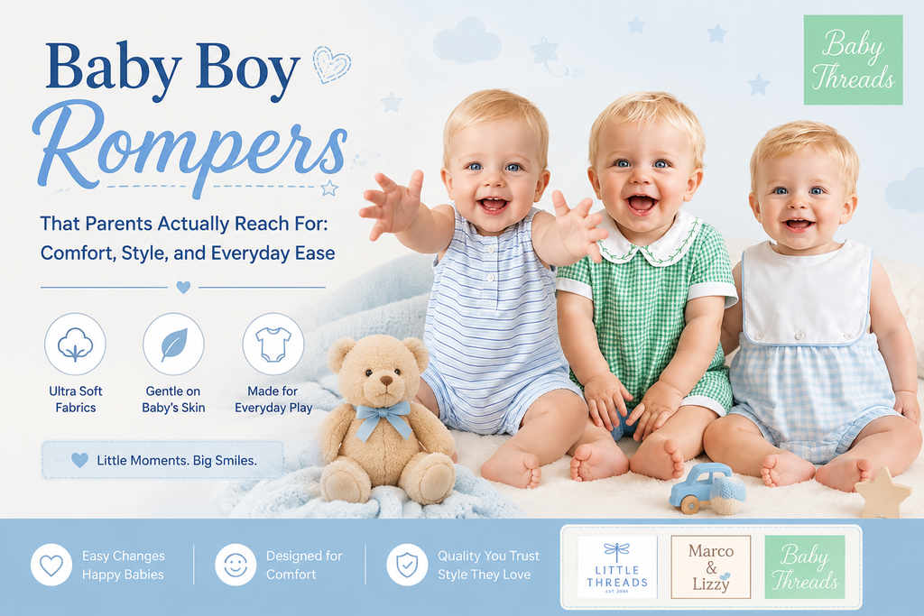 Baby Boy Rompers That Parents Actually Reach For: Comfort, Style, and