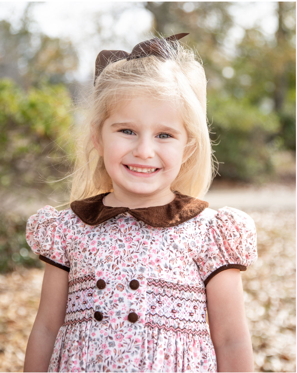Dressing Up for Thanksgiving: Smocked Dresses and Festive Fall Colors
