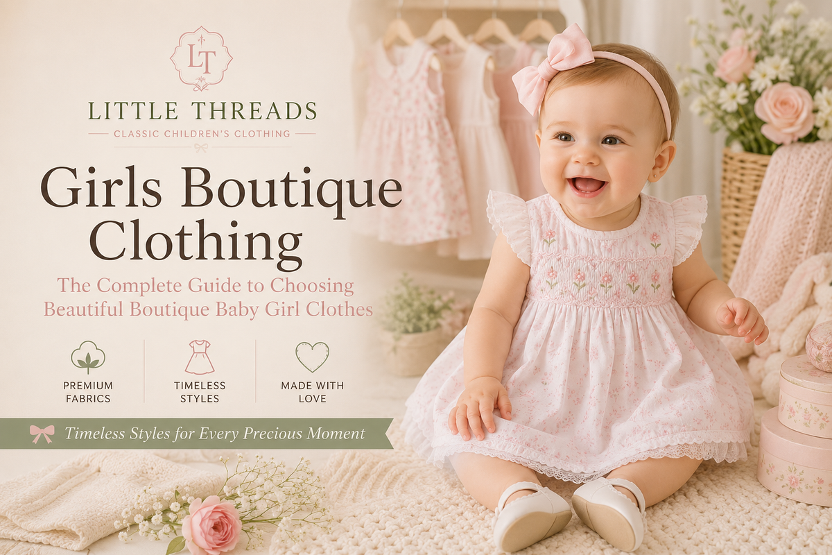 Girls Boutique Clothing: The Complete Guide to Choosing Beautiful Boutique Baby Girl Clothes