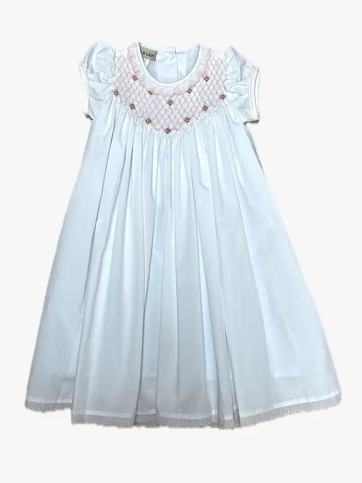 Pink girls daygown - Little Threads Inc. Children's Clothing