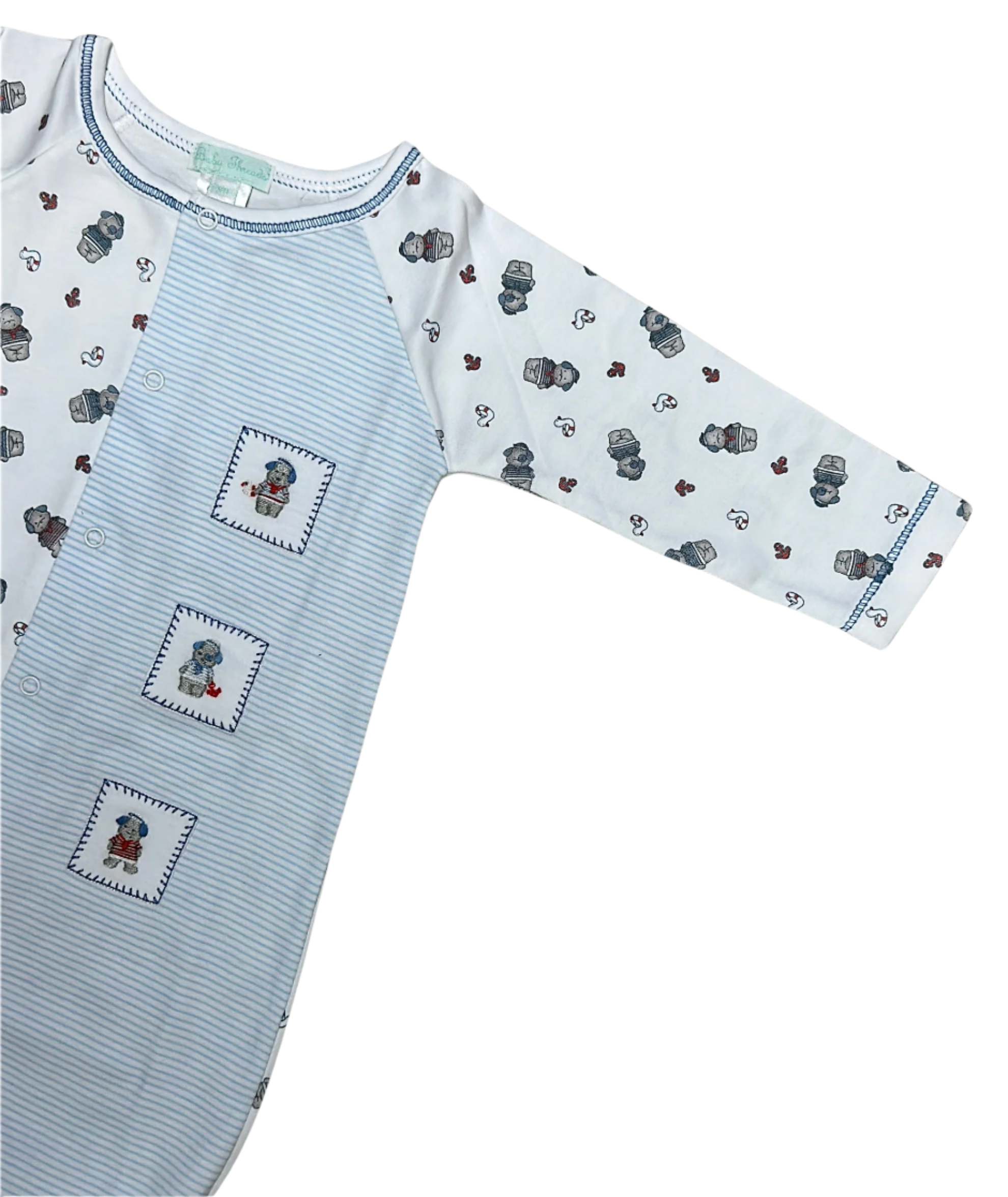 Baby Boy's "Nautical Dog" Converter - Little Threads Inc. Children's Clothing