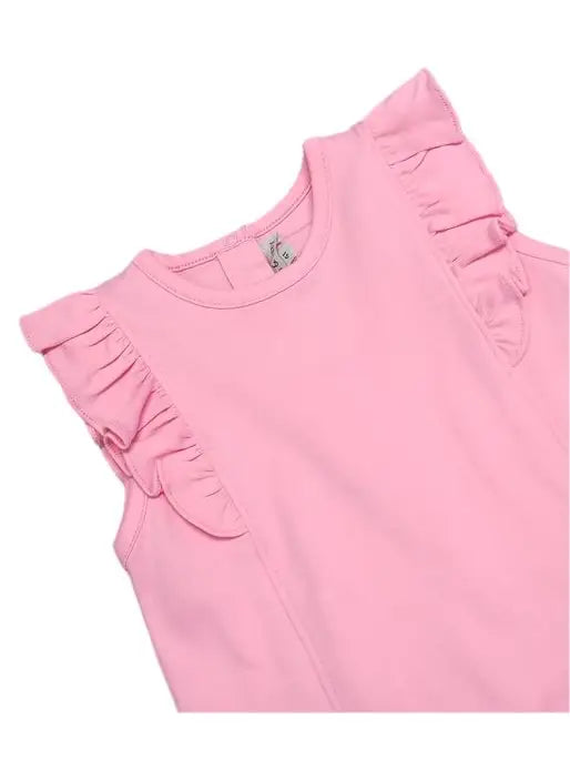 Positano Collection Fuchsia Pima Top - Little Threads Inc. Children's Clothing