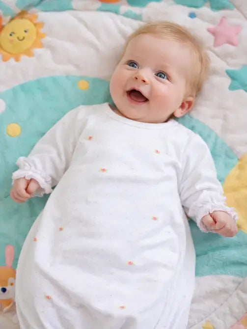 Peggy Pima Cotton Baby Daygown - Little Threads Inc. Children's Clothing