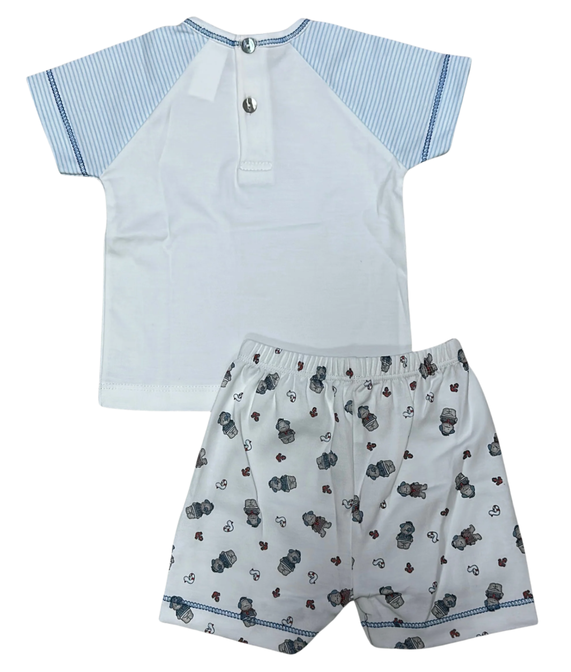 Baby Boy's "Nautical Dog" Sailor Short Set - Little Threads Inc. Children's Clothing