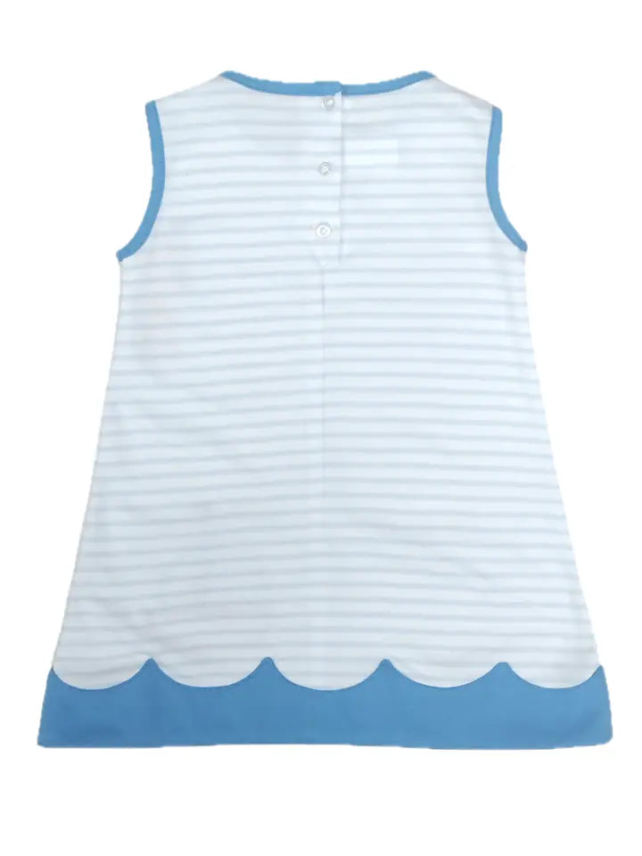 Sailboat Girls A-Line Dress - Little Threads Inc. Children's Clothing