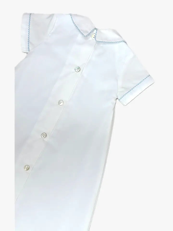 Airplanes daygown set (with bib and hat)
