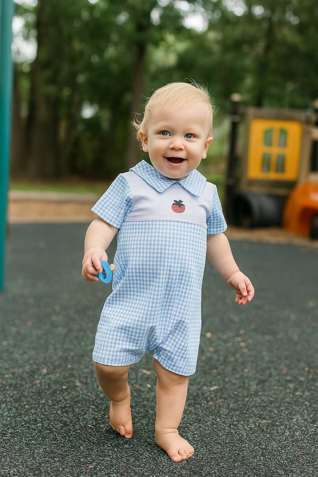 Baby Boy's Fall Pumpkins Collection Romper