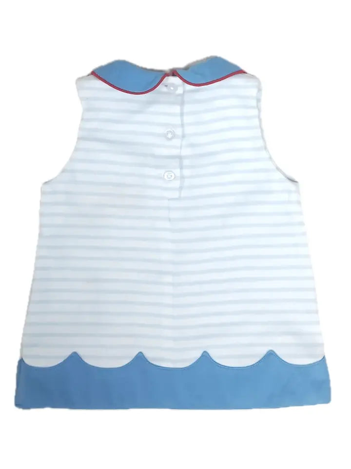 Sailboat Girls Bloomer Set - Little Threads Inc. Children's Clothing
