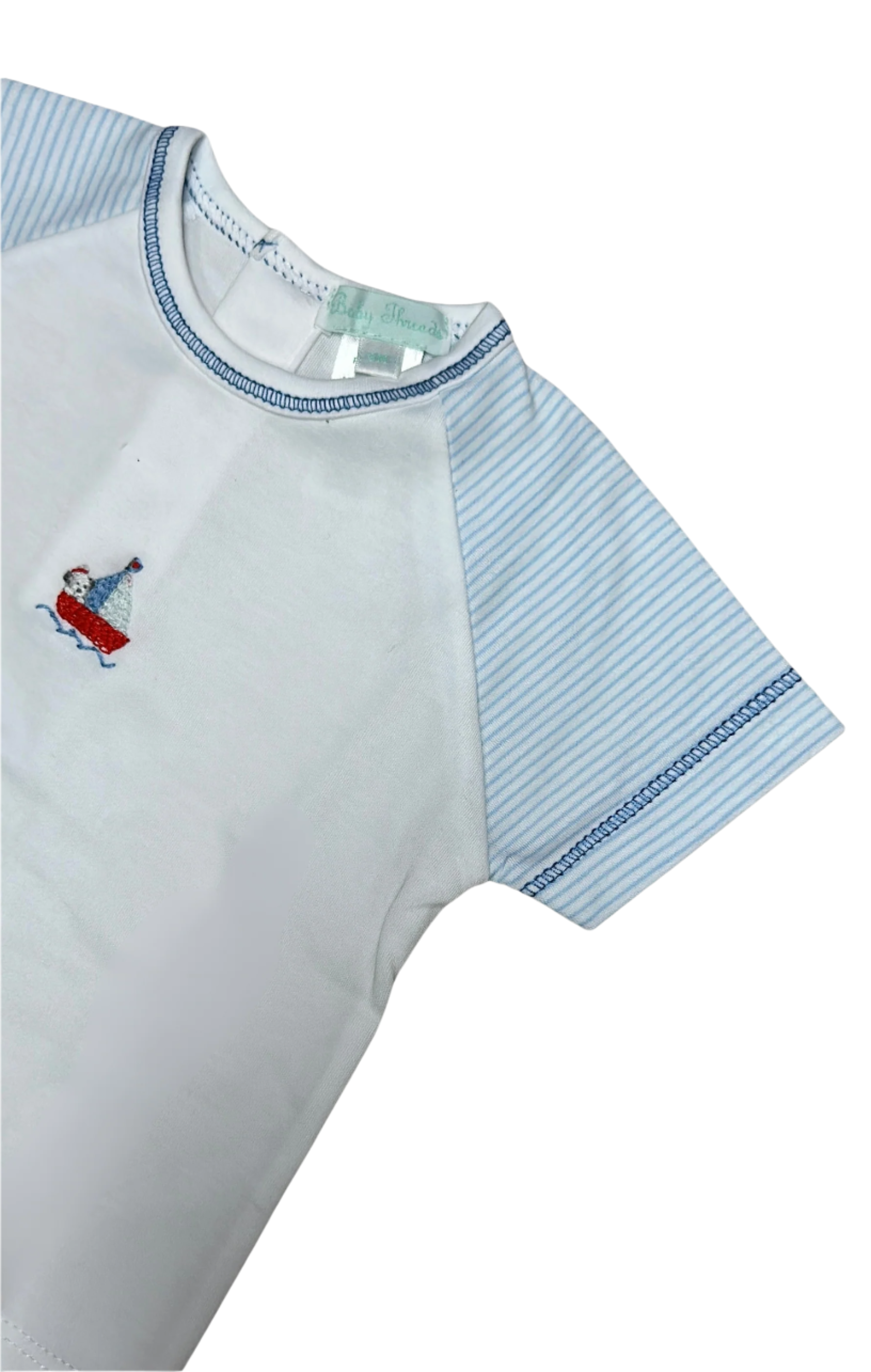 Baby Boy's "Nautical Dog" Sailor Short Set - Little Threads Inc. Children's Clothing
