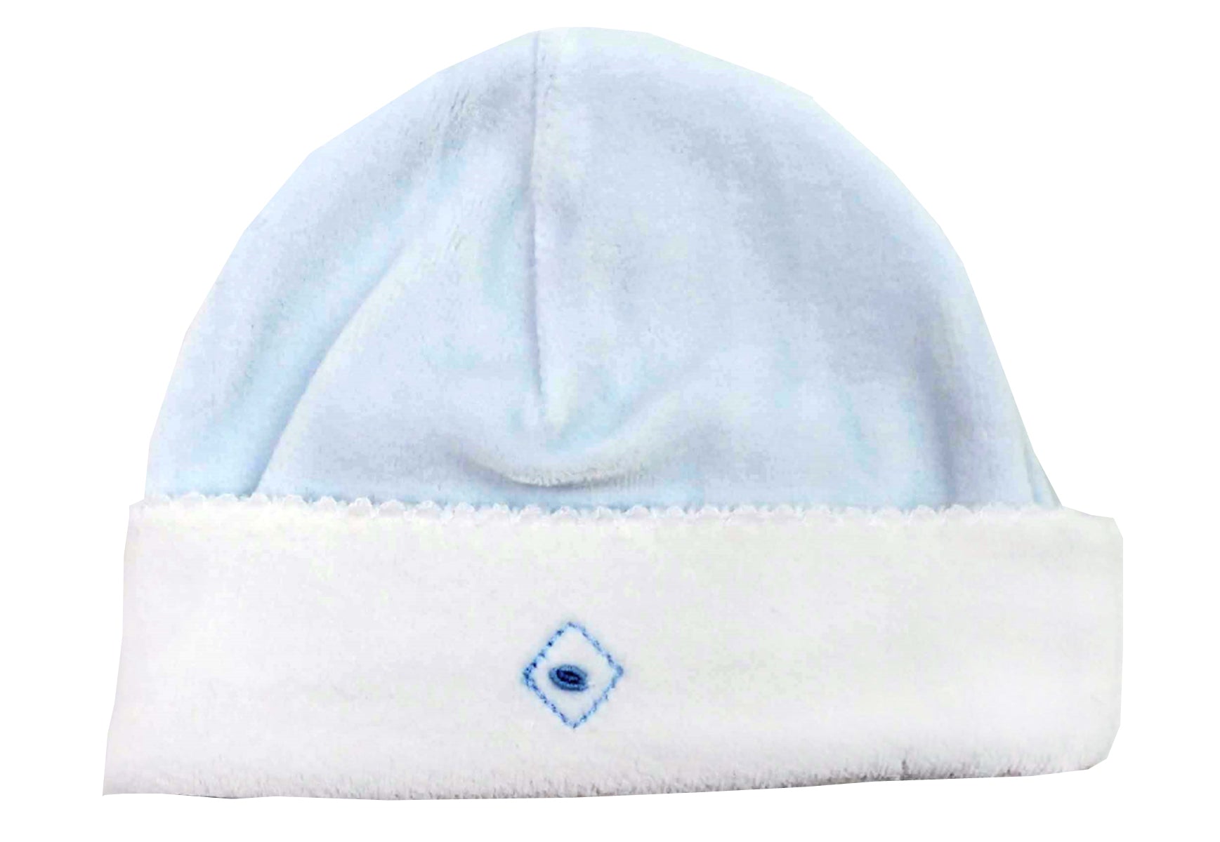 Velour Blue Diamond Hat - Little Threads Inc. Children's Clothing