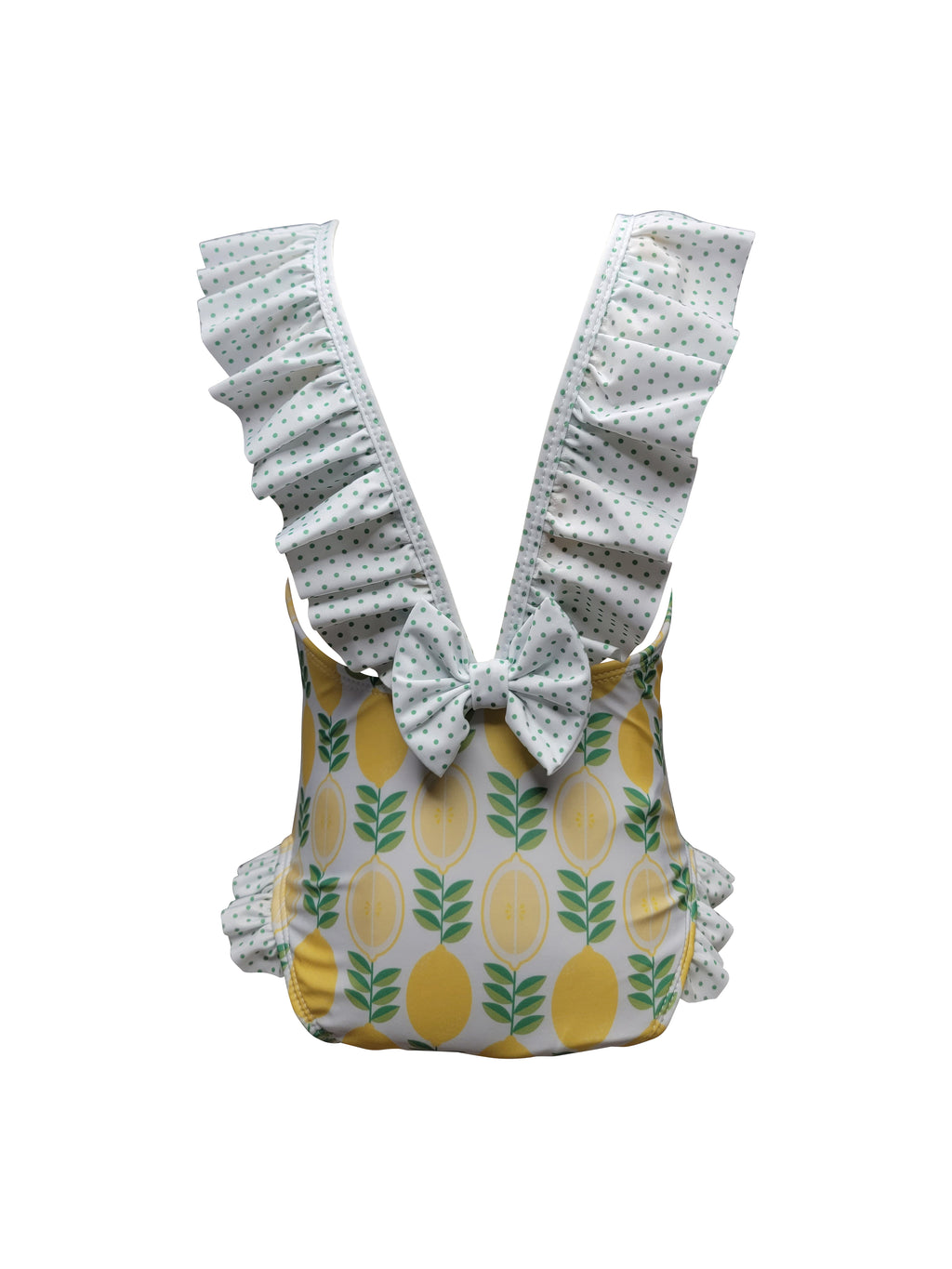 Girl's "Lemons" Swim suit - Little Threads Inc. Children's Clothing