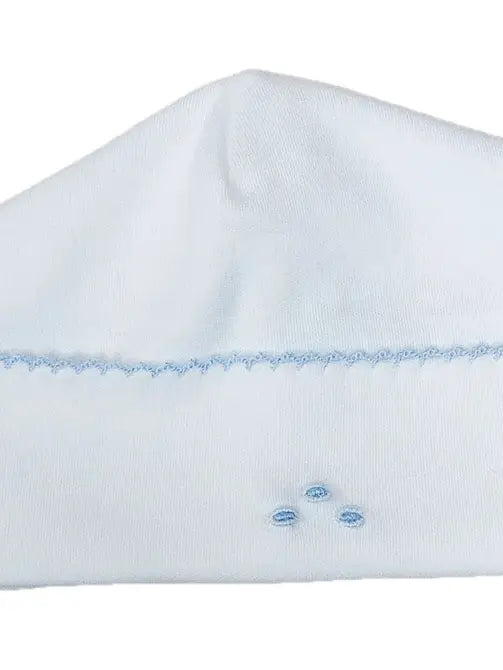 Eden Blue Collection Embroidered Hat - Little Threads Inc. Children's Clothing