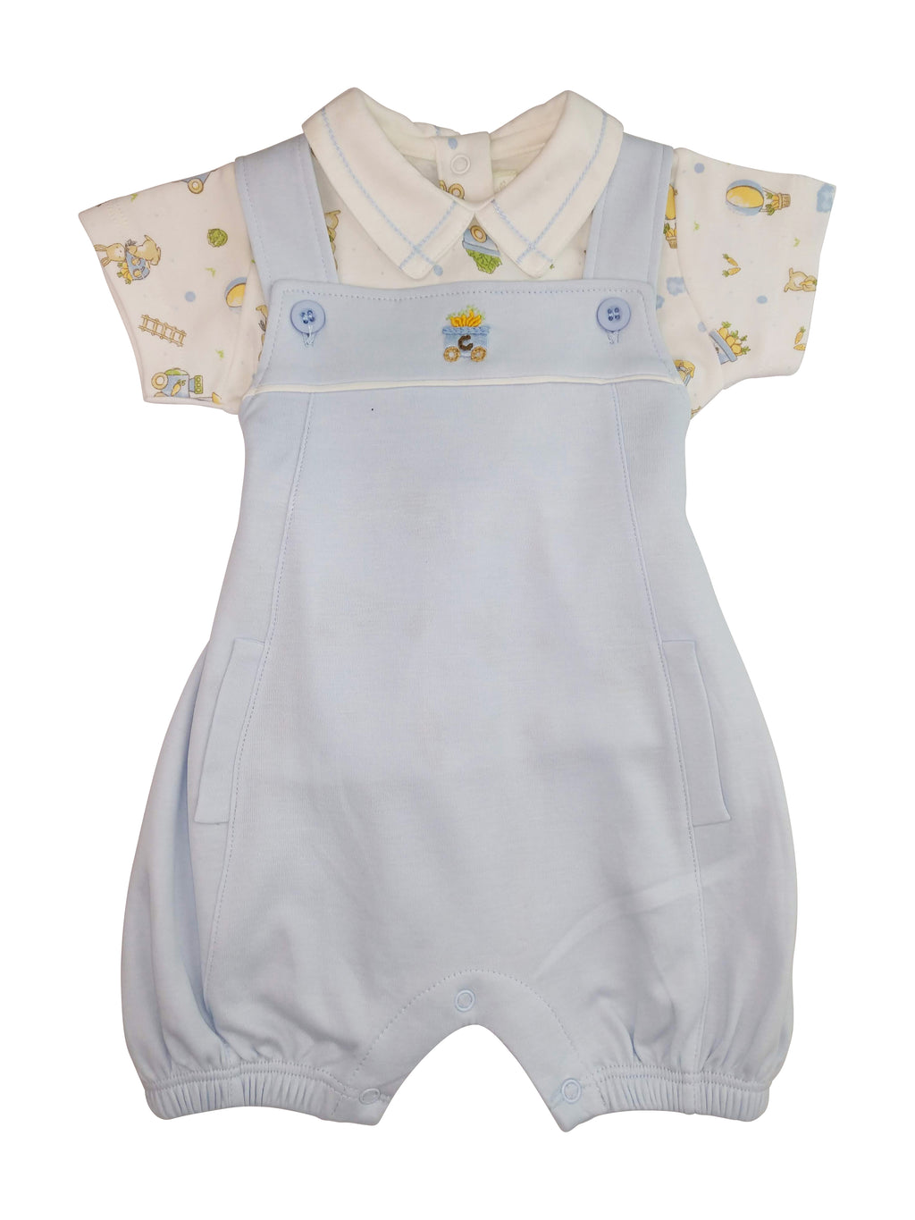 Easter bunny baby boy overall set - Little Threads Inc. Children's Clothing