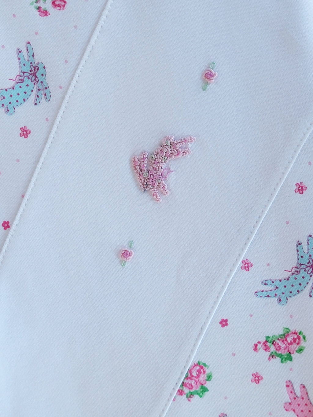 Baby Girl's "Happy Easter" Bunny Print Blanket - Little Threads Inc. Children's Clothing