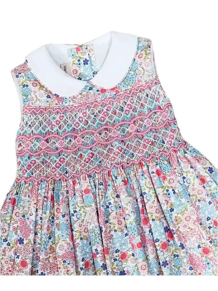 Celine Collection Smocked Dress - Little Threads Inc. Children's Clothing