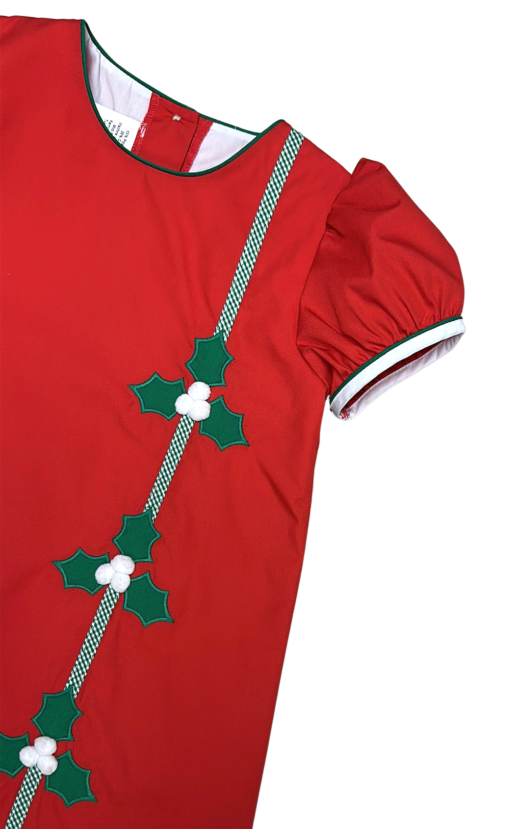 Christmas Hollies Girl's A line Dress