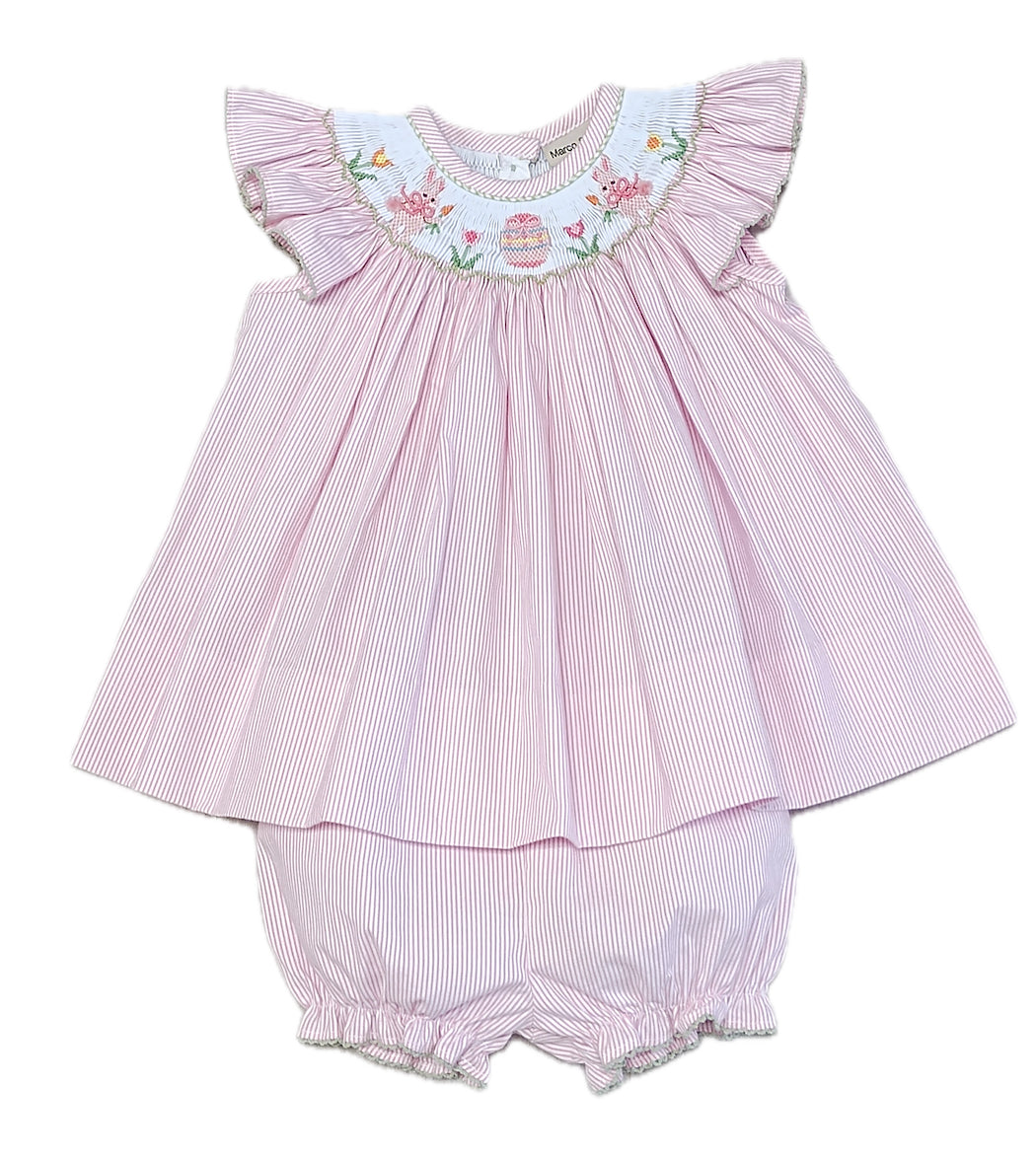 Easter Bunnies Girl Bishop Set - Little Threads Inc. Children's Clothing