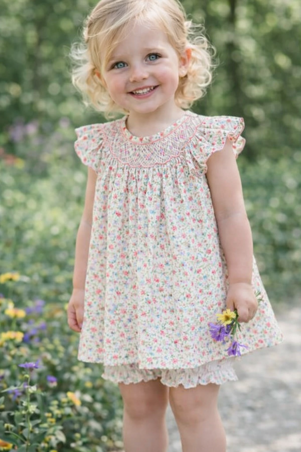 AnnaLynn Girls Smocked Bishop - Little Threads Inc. Children's Clothing