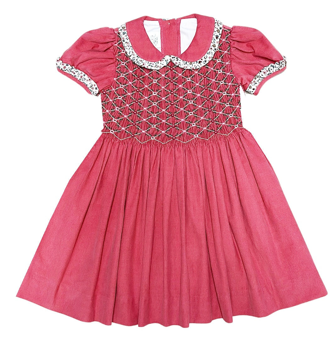 Isabella Hand Smocked Girls Dress