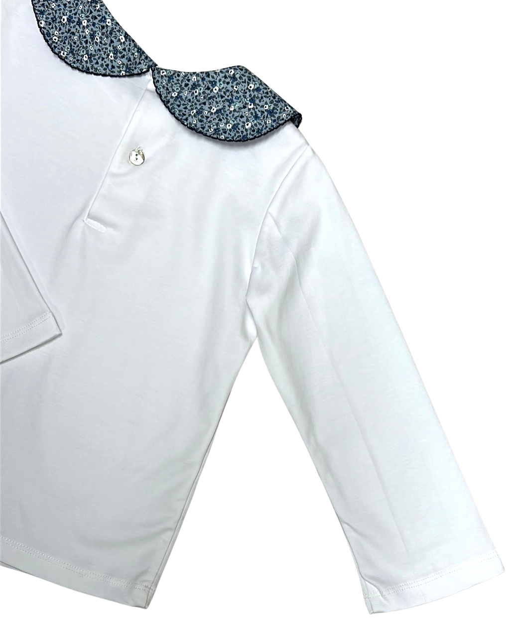 Girl's "London"  Pima Cotton Top - Little Threads Inc. Children's Clothing