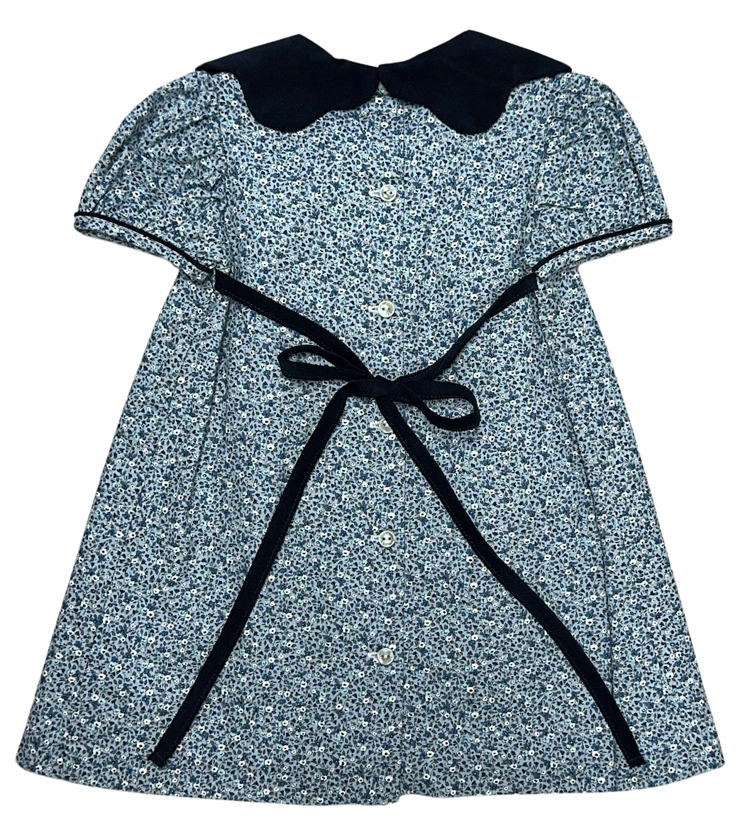 London Viella Floral Print Girl's dress - Little Threads Inc. Children's Clothing