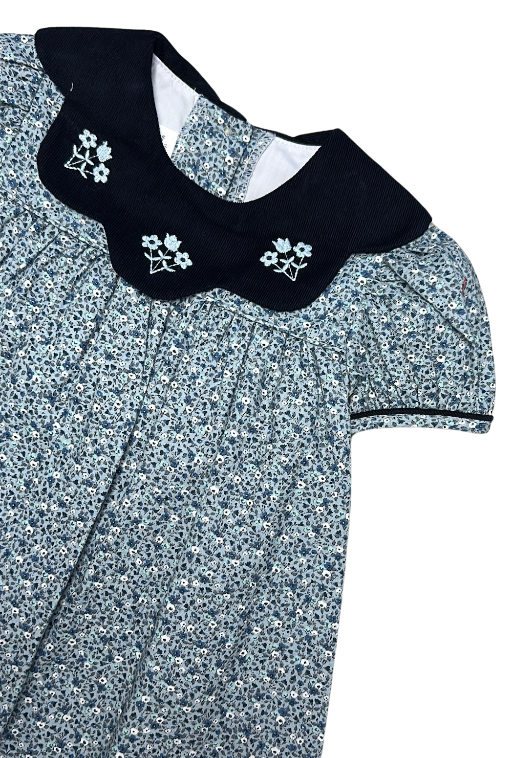 London Viella Floral Print Girl's dress - Little Threads Inc. Children's Clothing