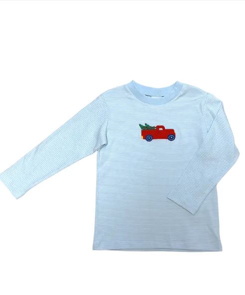 Christmas Truck Boys Shirt - Little Threads Inc. Children's Clothing