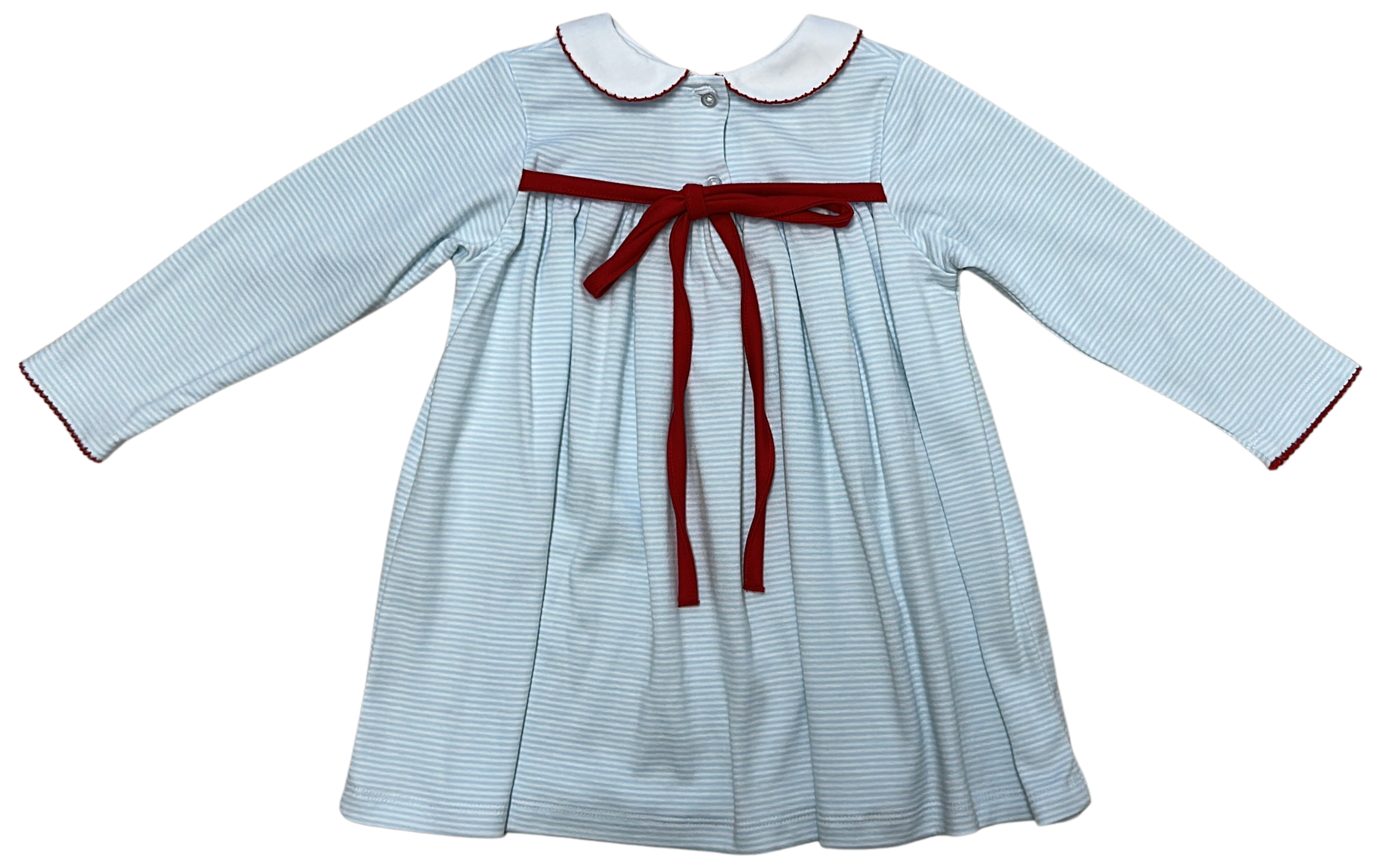 Christmas wreath pocket float girl's dress