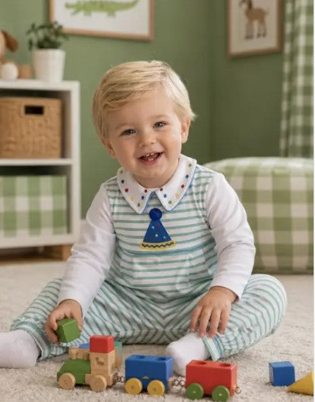 Boys hat romper set Birthday collection