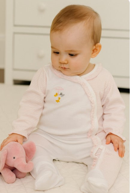 Animal Mobile Girls Footie - Little Threads Inc. Children's Clothing