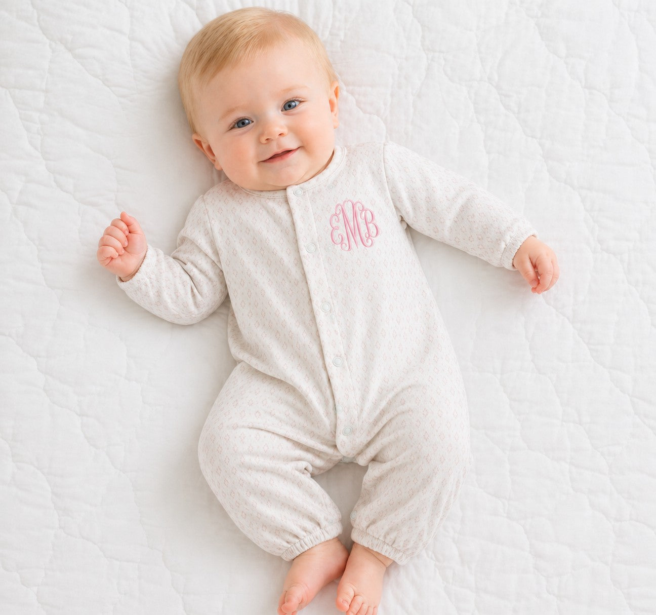 Pink Argyle with dot Baby Converter